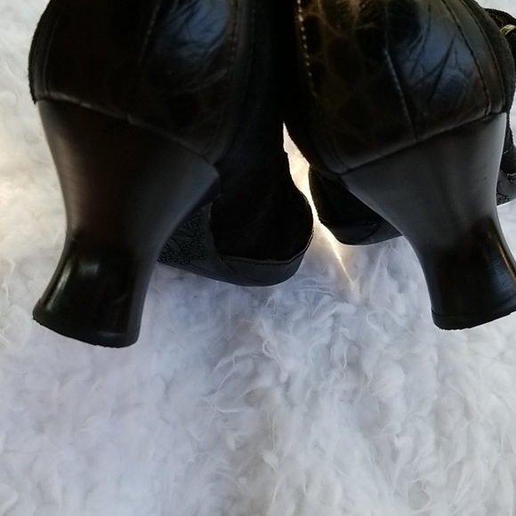 INDIGO black leather women's shoes - Picture 6 of 6